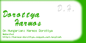 dorottya harmos business card